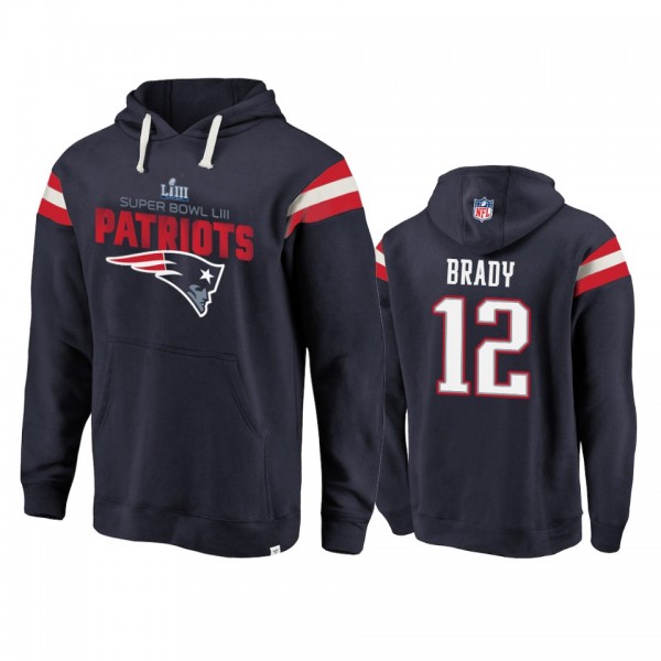 New England Patriots #12 Tom Brady Navy Super Bowl...