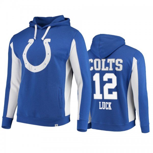 Indianapolis Colts #12 Andrew Luck Royal Team Icon...
