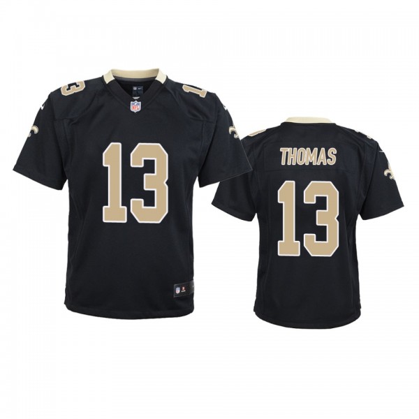 New Orleans Saints #13 Michael Thomas Black Game J...