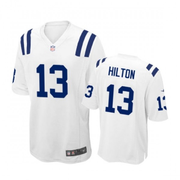 Indianapolis Colts #13 T.Y. Hilton White Nike Game...