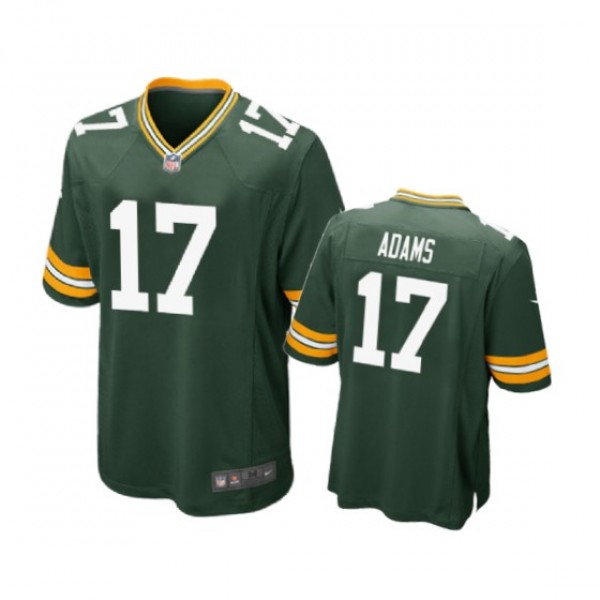 Green Bay Packers #17 Davante Adams Green Nike Gam...