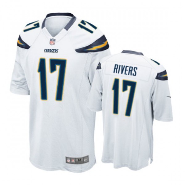 Los Angeles Chargers #17 Philip Rivers White Nike Game Jersey - Men's