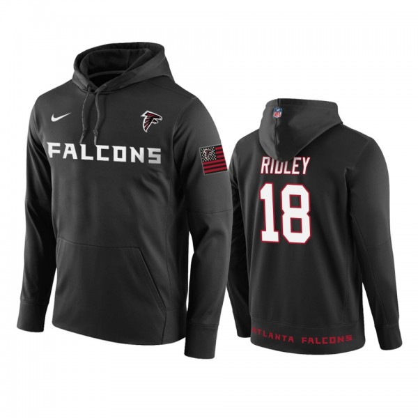 Atlanta Falcons #18 Calvin Ridley Black Circuit Wo...