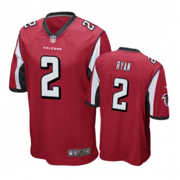 Atlanta Falcons #2 Matt Ryan Red Nike Game Jersey ...