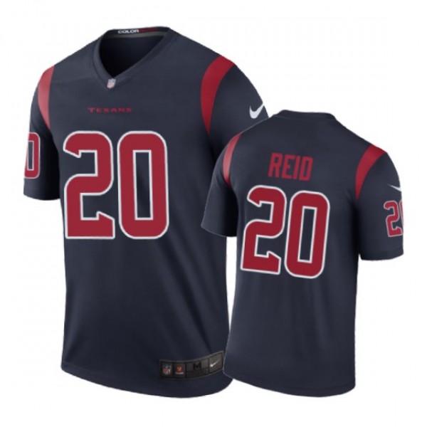 Houston Texans #20 Justin Reid Nike color rush Nav...