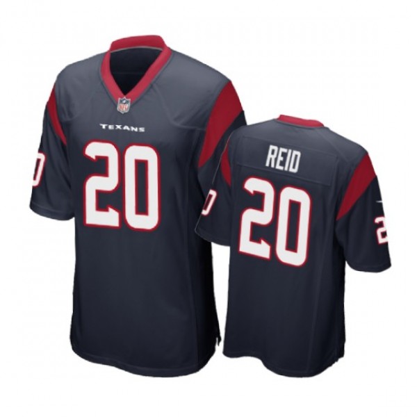Houston Texans #20 Justin Reid Navy Nike Game Jers...