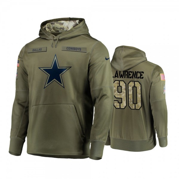 Dallas Cowboys Demarcus Lawrence Olive 2018 Salute...