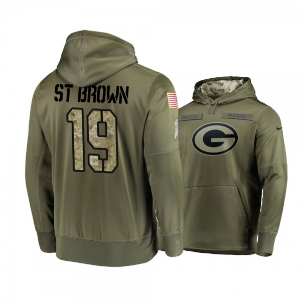 Green Bay Packers Equanimeous St. Brown Olive 2018...