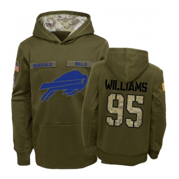 Buffalo Bills Kyle Williams Olive 2018 Salute To S...
