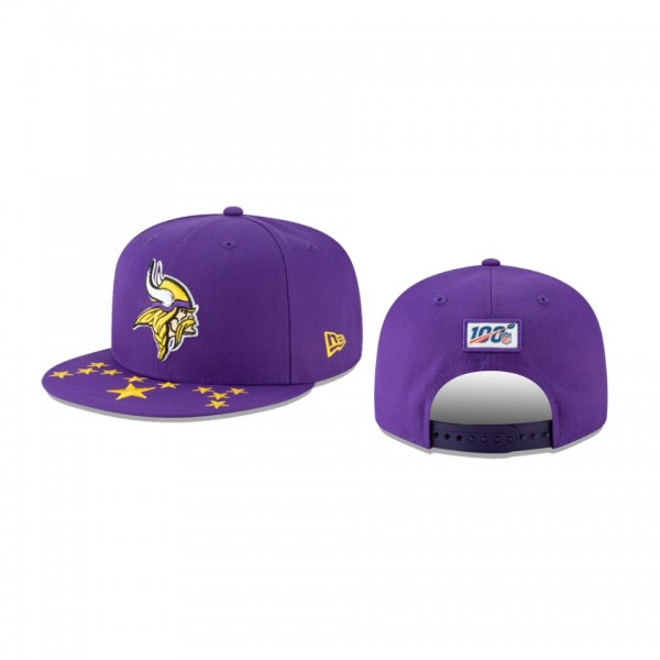 Minnesota Vikings Purple 2019 NFL Draft On-Stage 9FIFTY Adjustable Hat - Men's