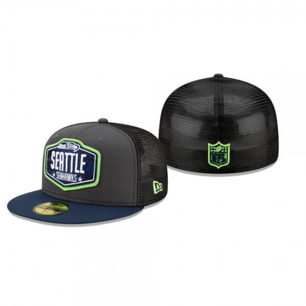 Seattle Seahawks Graphite College Navy 2021 NFL Dr...