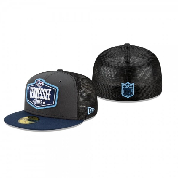 Tennessee Titans Graphite Navy 2021 NFL Draft On-S...