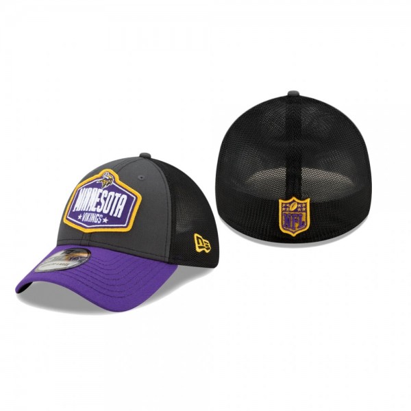 Minnesota Vikings Graphite Purple 2021 NFL Draft T...