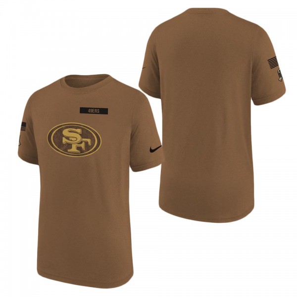 Youth San Francisco 49ers Brown 2023 NFL Salute To...