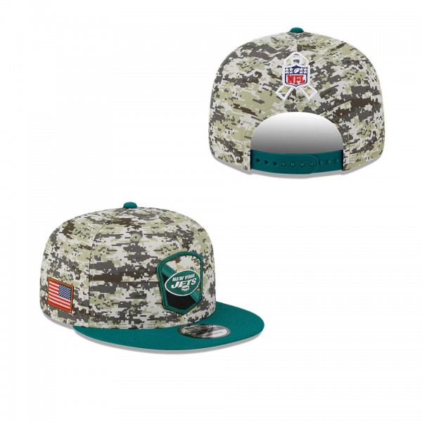 Men's New York Jets Camo Green 2023 NFL Salute To ...