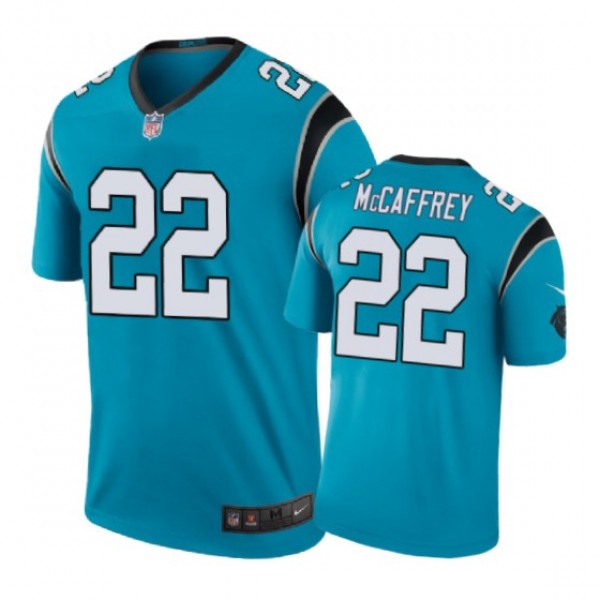 Carolina Panthers #22 Christian McCaffrey Nike col...