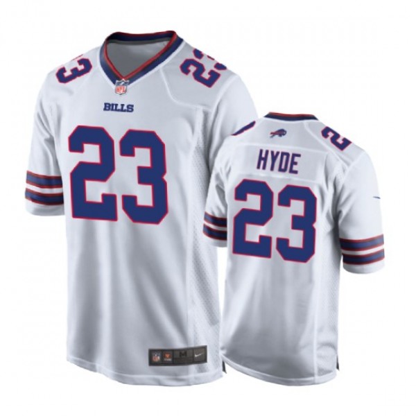 Buffalo Bills #23 Micah Hyde White Nike Game Jerse...