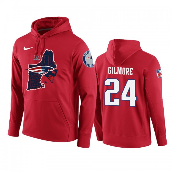 New England Patriots #24 Stephon Gilmore Red 2018-...