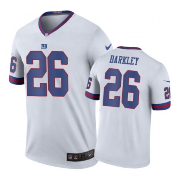 New York Giants #26 Saquon Barkley Nike color rush...