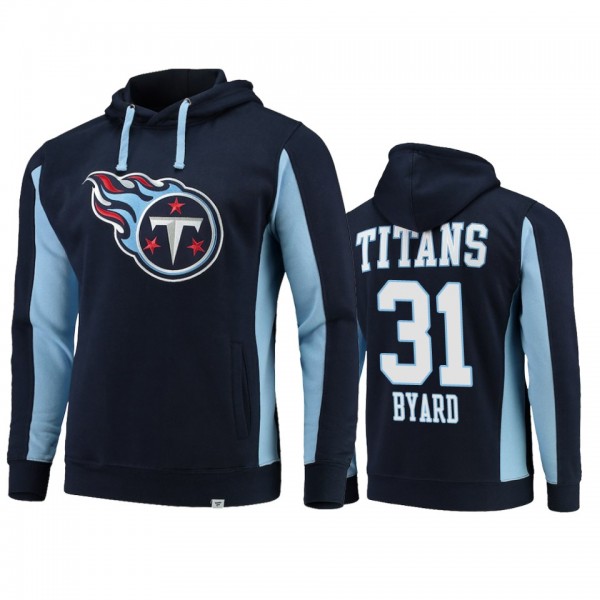 Tennessee Titans #31 Kevin Byard Navy Team Iconic Hoodie - Men