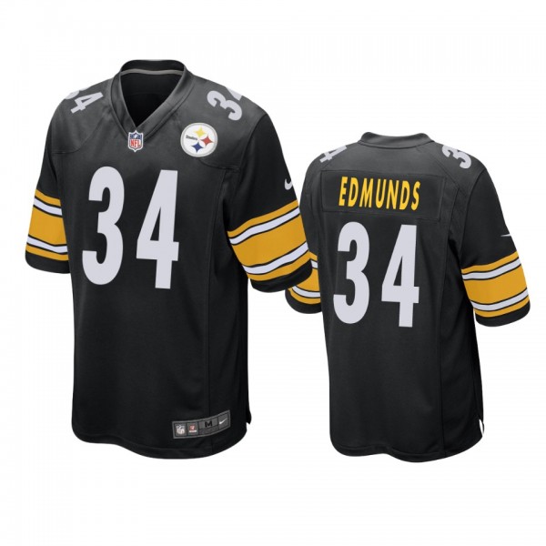 Pittsburgh Steelers #34 Terrell Edmunds Black Game...