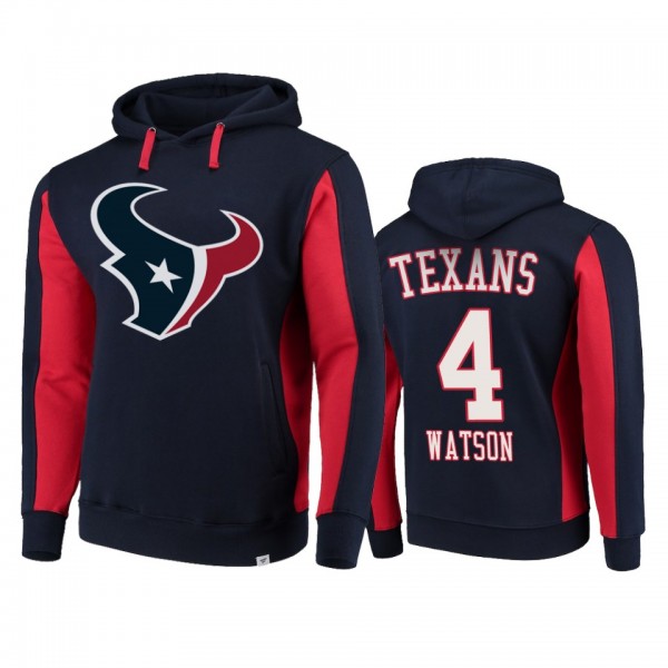 Houston Texans #4 Deshaun Watson Navy Team Iconic ...
