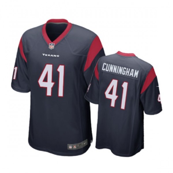 Houston Texans #41 Zach Cunningham Navy Nike Game ...