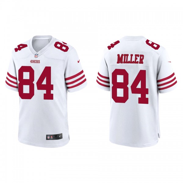 Men's San Francisco 49ers Anthony Miller White Gam...