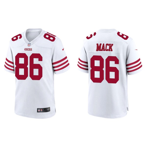 Austin Mack San Francisco 49ers Men's Game White J...