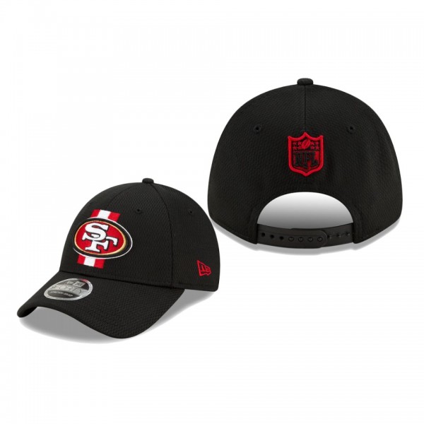 San Francisco 49ers Black 2021 NFL Training Camp 9FORTY Adjustable Hat