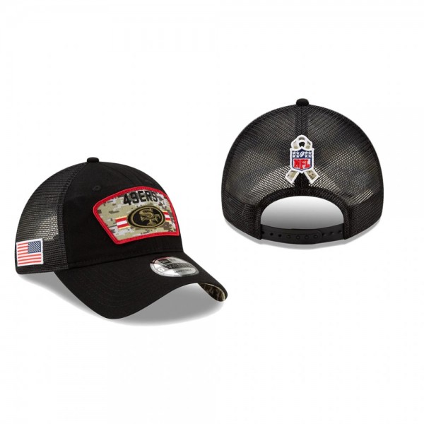 San Francisco 49ers Black 2021 Salute To Service T...