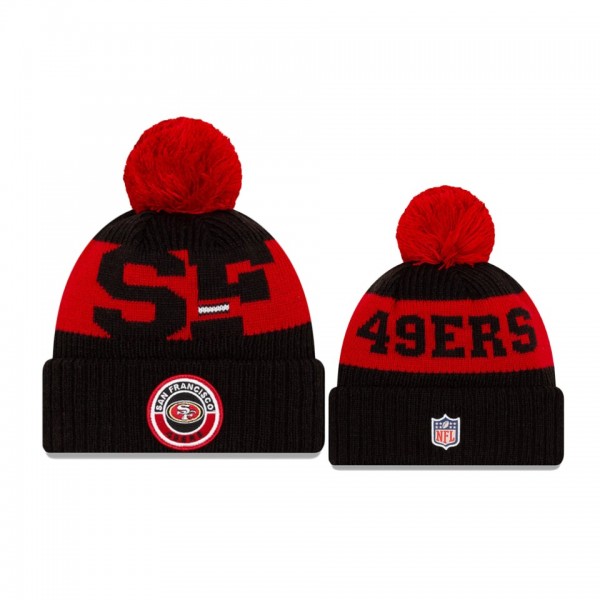 San Francisco 49ers Black Scarlet 2020 NFL Sidelin...