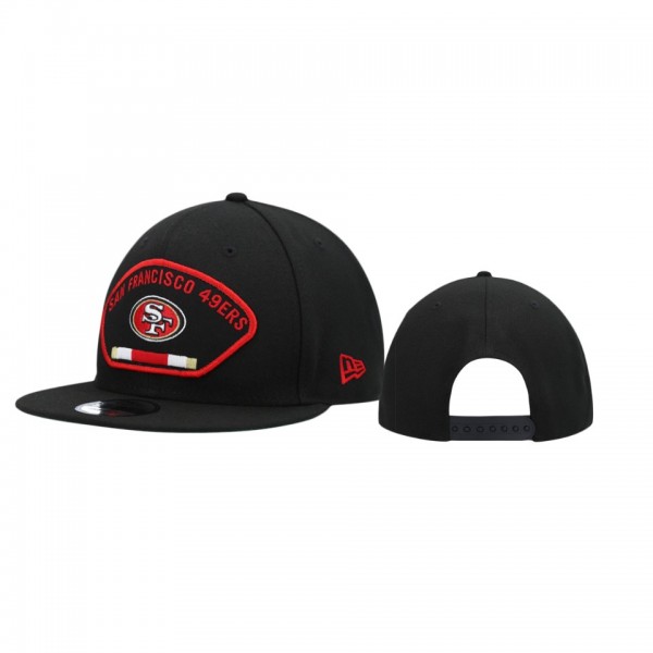 San Francisco 49ers Black Veteran 9FIFTY Adjustable Hat