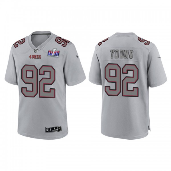 Men's Chase Young San Francisco 49ers Gray Super B...