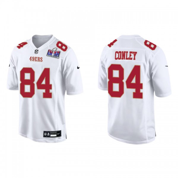 Men's Chris Conley San Francisco 49ers Tundra White Super Bowl LVIII Fashion Game Jersey