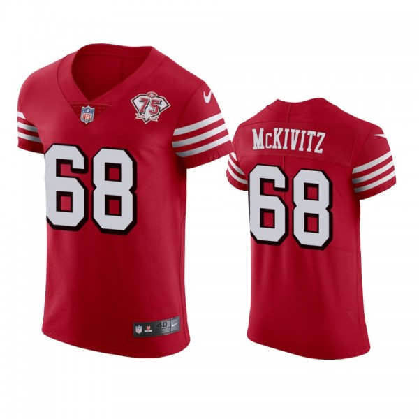 San Francisco 49ers Colton McKivitz Scarlet 75th A...