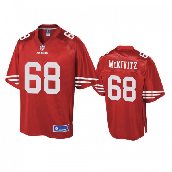 San Francisco 49ers Colton McKivitz Scarlet Pro Li...