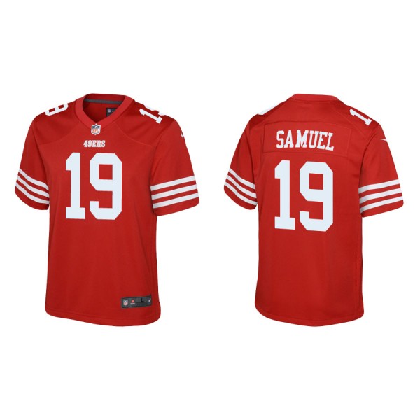 Youth San Francisco 49ers Deebo Samuel Game Scarlet Jersey