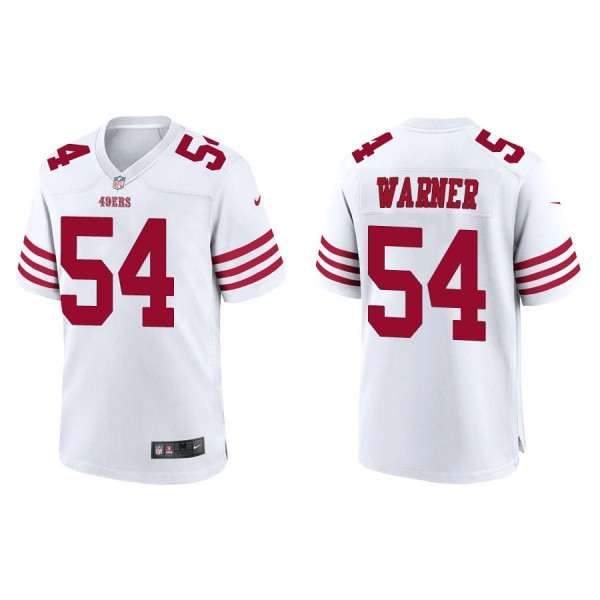 Fred Warner San Francisco 49ers Men's Game White J...