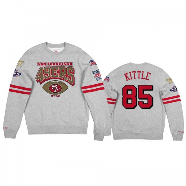 Men's San Francisco 49ers George Kittle Gray All O...