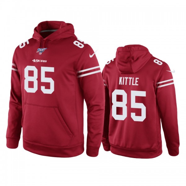 San Francisco 49ers George Kittle Scarlet 100th Se...