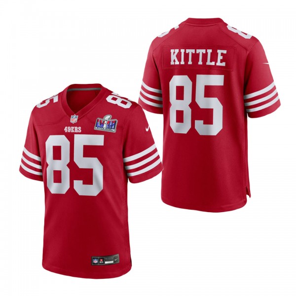 Men's San Francisco 49ers George Kittle Scarlet Su...
