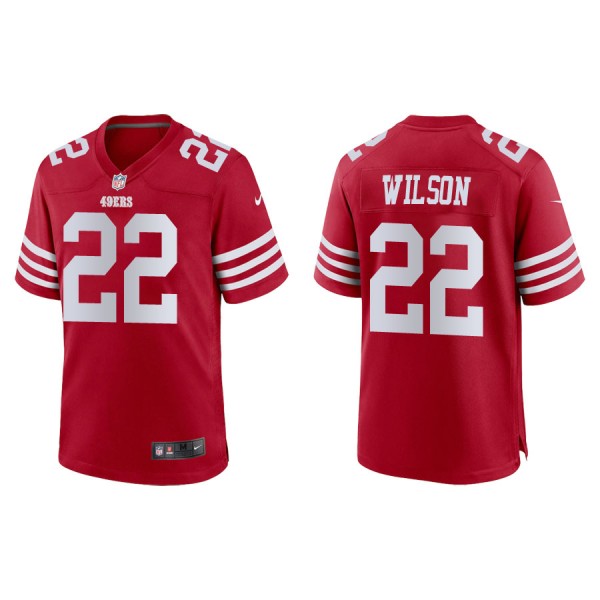 Jeff Wilson San Francisco 49ers Men's Game Scarlet Jersey