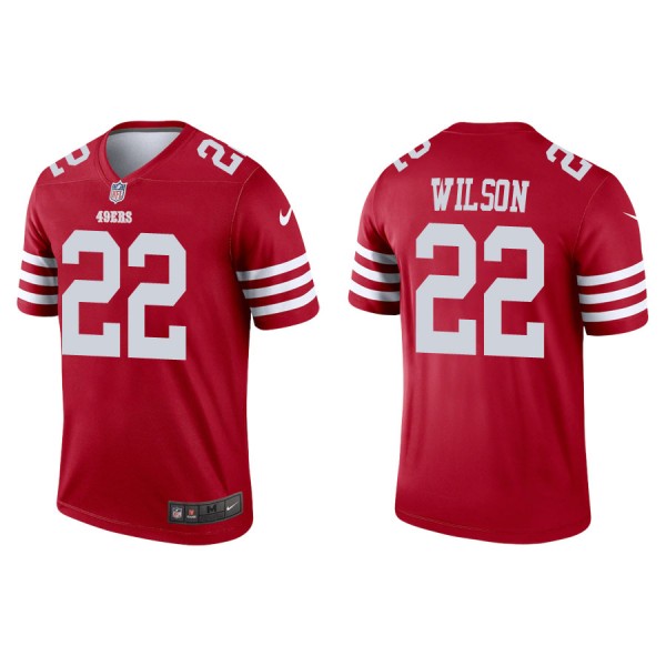 Jeff Wilson San Francisco 49ers Men's Legend Scarlet Jersey