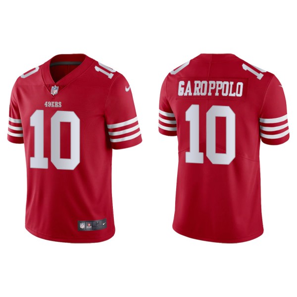 Jimmy Garoppolo San Francisco 49ers Men's Vapor Limited Scarlet Jersey