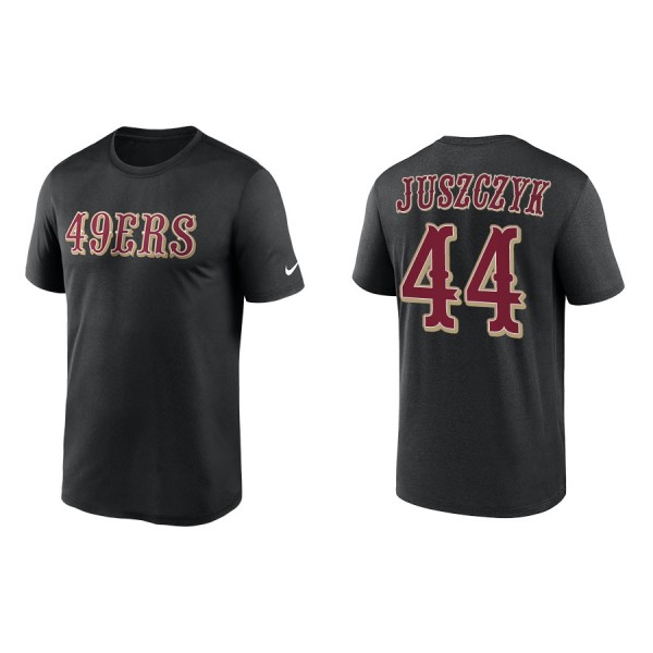 Kyle Juszczyk San Francisco 49ers Men's Wordmark Legend Black T-Shirt