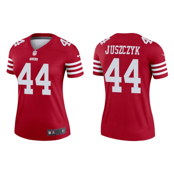 Women's San Francisco 49ers Kyle Juszczyk Legend Scarlet Jersey
