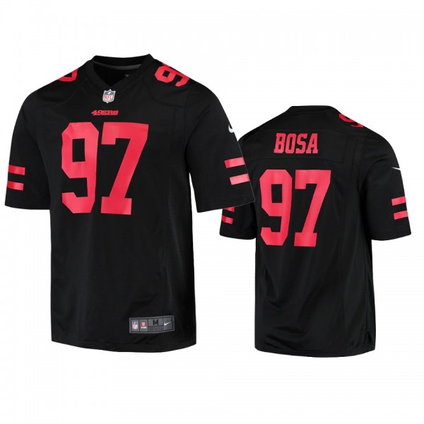 San Francisco 49ers Nick Bosa Black Finished Game Jersey - Men's