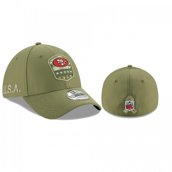 San Francisco 49ers Olive 2019 Salute to Service S...