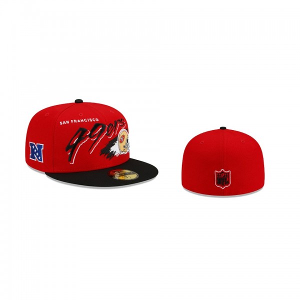 San Francisco 49ers Red Helmet 59FIFTY Fitted Hat